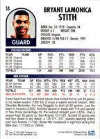 1994 Hoops Bryant Stith #53