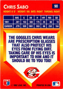 1992 Triple Play Chris Sabo