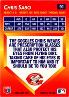 1992 Triple Play Chris Sabo #90