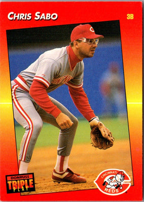1992 Triple Play Chris Sabo #90