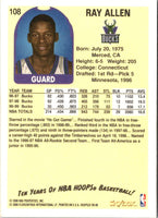 1999 Hoops Decade Ray Allen #108