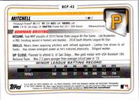 2020 Bowman Chrome Prospects Cal Mitchell #BCP-43