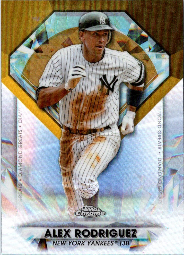 2022 Topps Chrome Update Diamond Greats Die-Cuts Alex Rodriguez