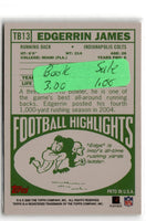 2005 Topps Throwbacks Edgerrin James #TB13
