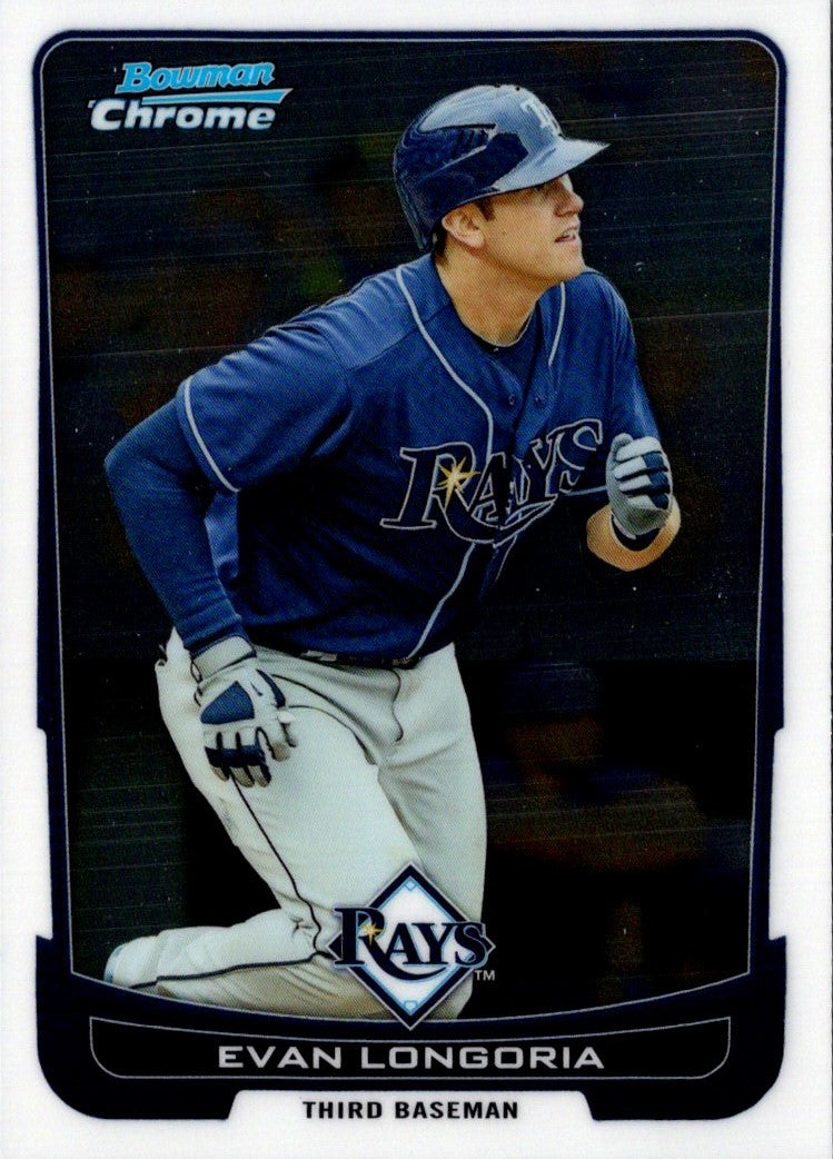 2012 Bowman Chrome Evan Longoria