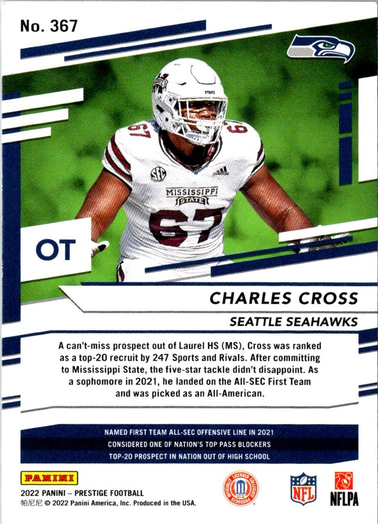 2022 Panini Prestige Charles Cross