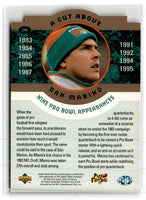 1996 Collector's Choice Dan Marino A Cut Above Dan Marino #CA3