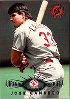 1995 Stadium Club Virtual Reality Jose Canseco #183