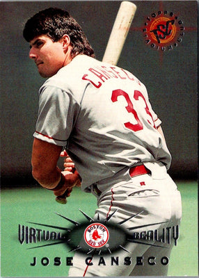 1995 Stadium Club Virtual Reality Jose Canseco #183