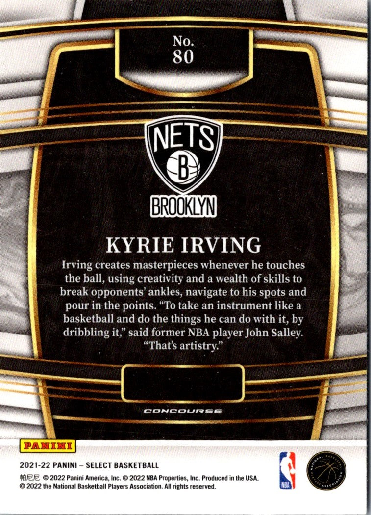 2021 Panini Select Blue Kyrie Irving