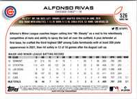 2022 Topps Alfonso Rivas #526 Rookie
