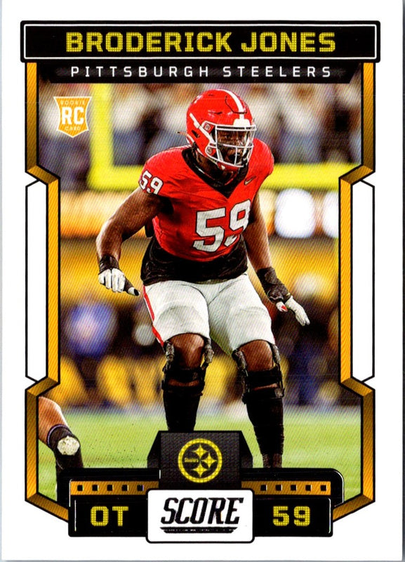 2023 Score Broderick Jones #394 Rookie