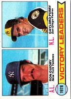 1979 Topps 1978 Victory Leaders - Ron Guidry/Gaylord Perry #5