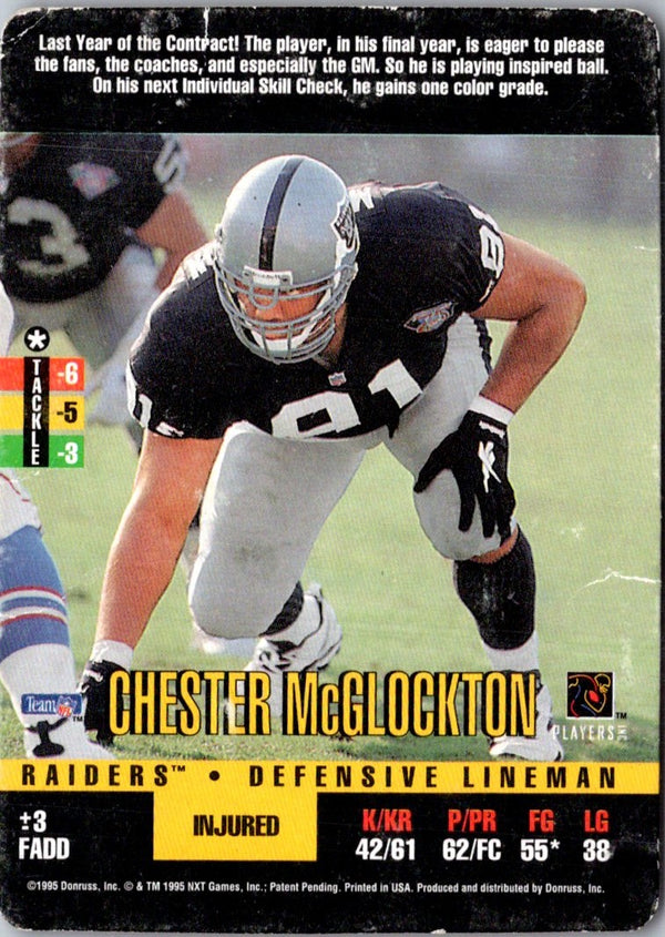 1995 Donruss Red Zone Chester McGlockton #NNO