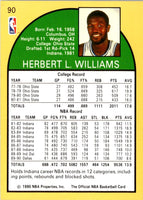 1990 Hoops Herb Williams #90