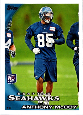 2010 Topps Anthony McCoy #314 Rookie