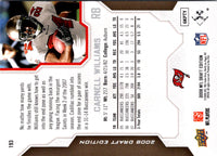 2008 Upper Deck Draft Edition Cadillac Williams #193