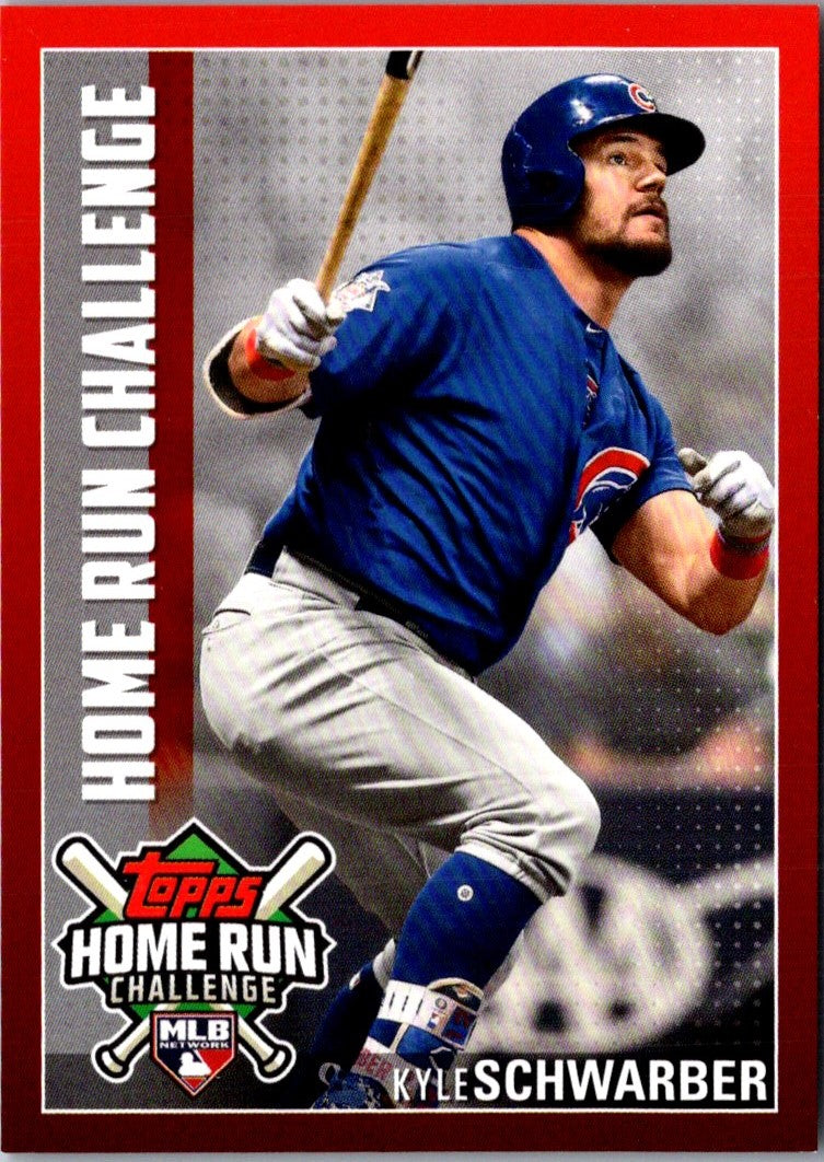 2019 Topps Home Run Challenge Codes Kyle Schwarber