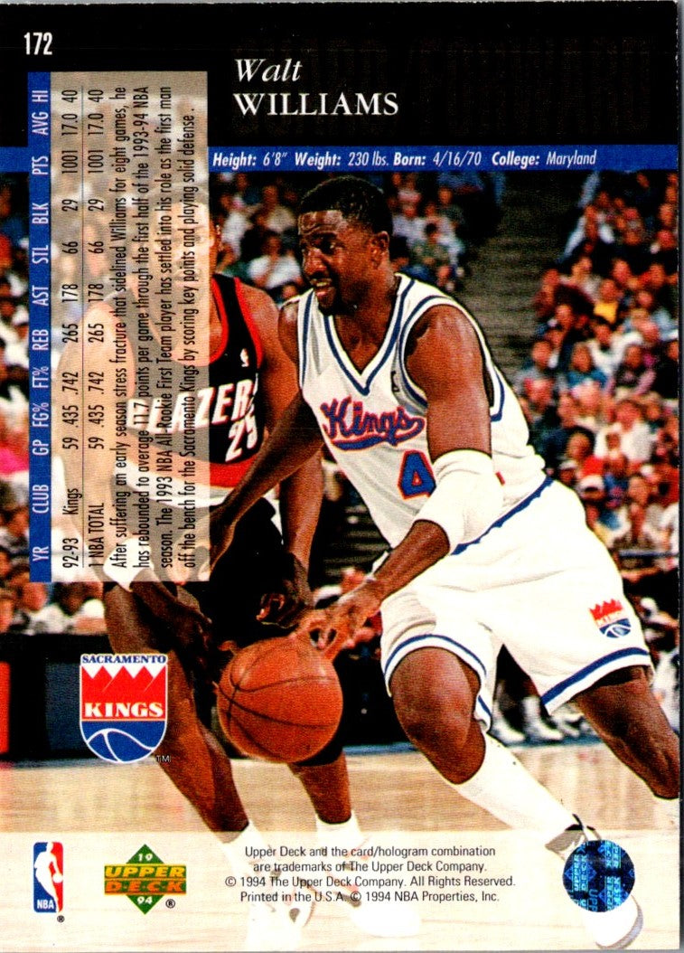 1993 Upper Deck Special Edition Walt Williams