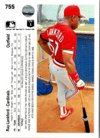 1990 Upper Deck Ray Lankford #755 Rookie