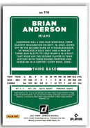 2021 Donruss Holo Red Brian Anderson
