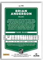 2021 Donruss Holo Red Brian Anderson #116