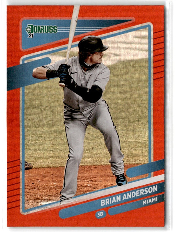 2021 Donruss Holo Red Brian Anderson #116