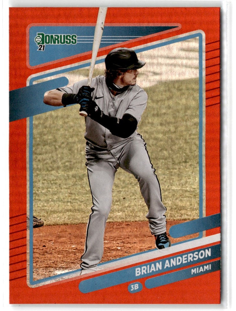 2021 Donruss Holo Red Brian Anderson
