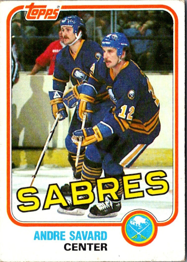 1981 O-Pee-Chee Andre Savard #24