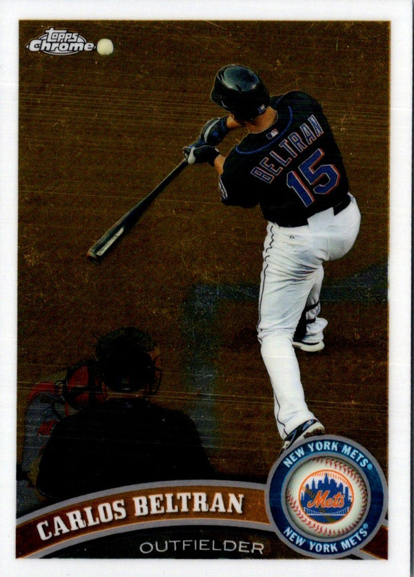 2011 Topps Chrome Carlos Beltran #114