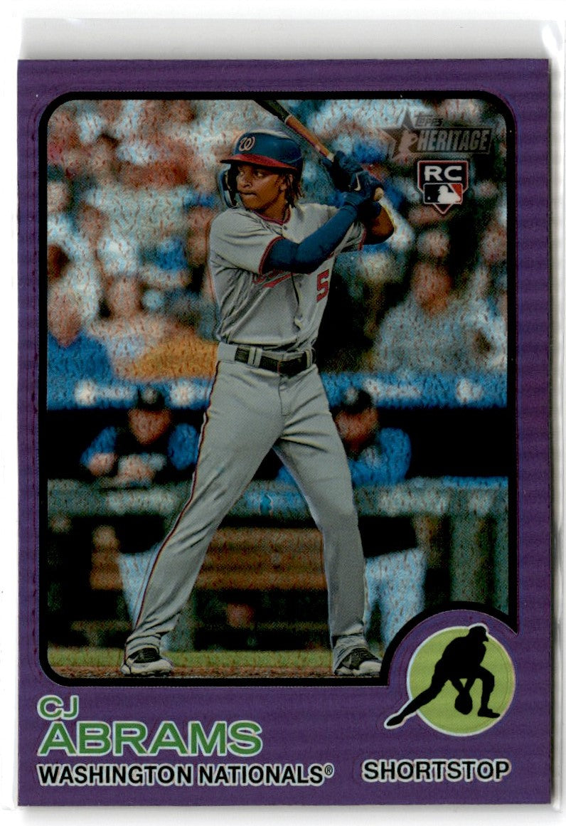 2022 Topps Heritage High Number CJ Abrams