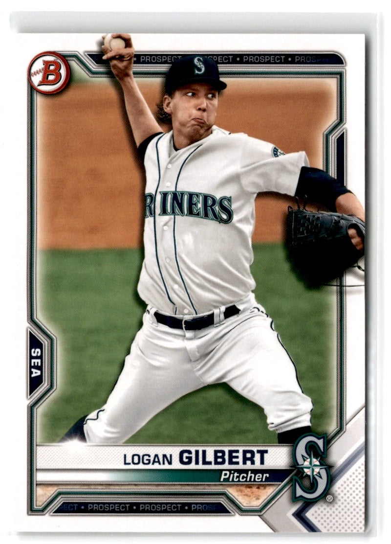 2021 Bowman Prospects Logan Gilbert