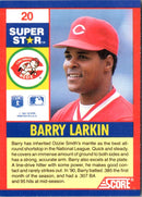 1991 Score 100 Superstars Barry Larkin