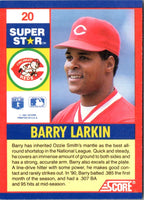1991 Score 100 Superstars Barry Larkin #20