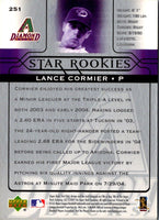 2005 Upper Deck First Pitch Lance Cormier #251