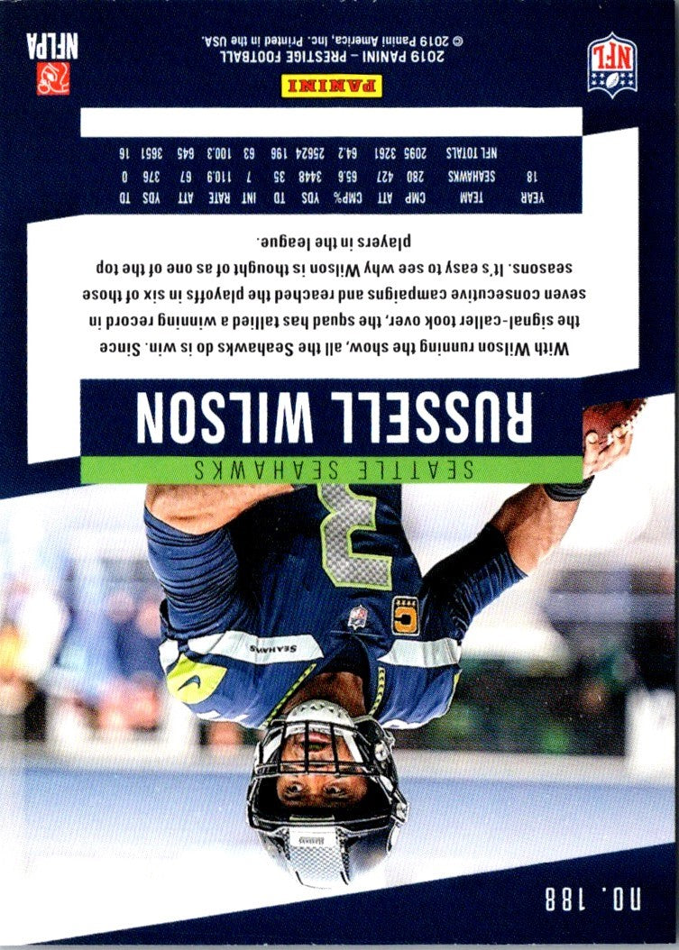 2019 Panini Prestige Russell Wilson