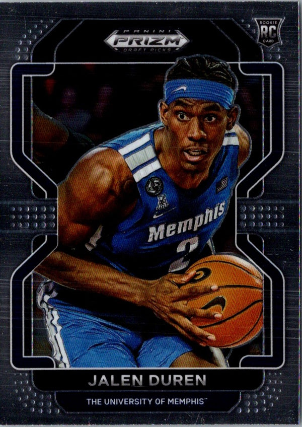 2022 Panini Prizm Draft Picks Blue Jalen Duren #58