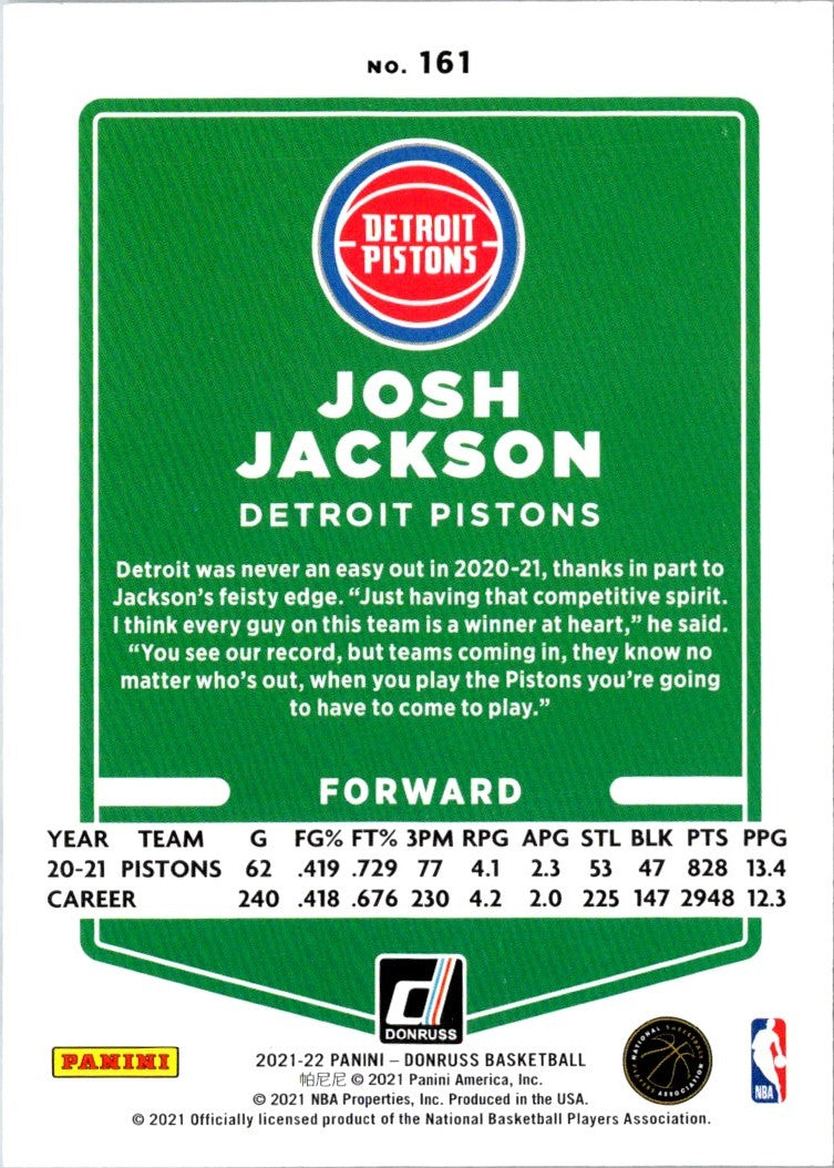 2021 Donruss Josh Jackson