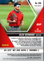2021 Panini Mosaic Blue Alex Verdugo #200