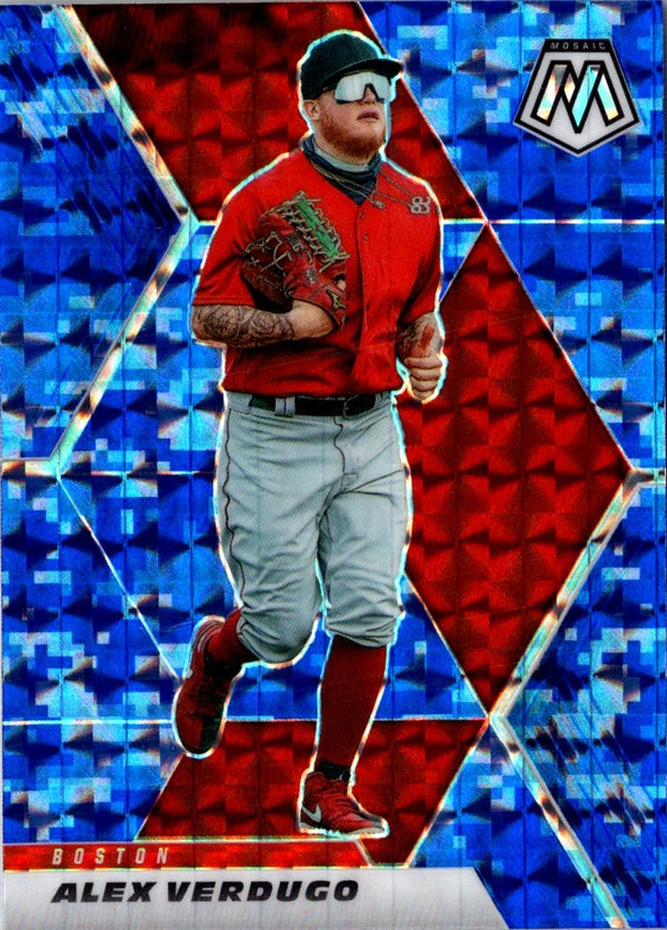 2021 Panini Mosaic Blue Alex Verdugo #200