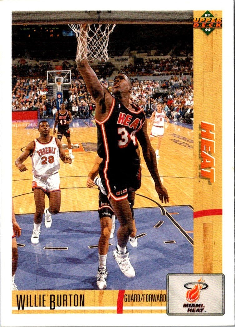 1991 Upper Deck Willie Burton