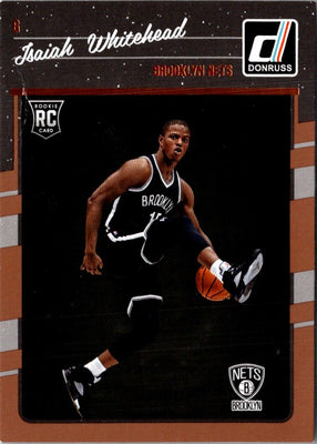2016 Donruss Orange Holo Laser Isaiah Whitehead #184
