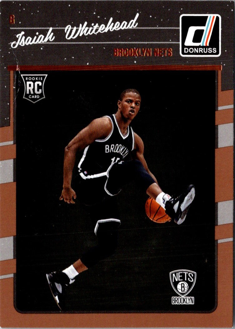 2016 Donruss Orange Holo Laser Isaiah Whitehead