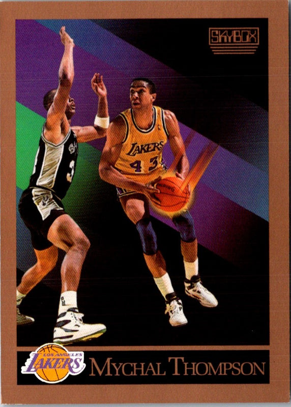 1990 SkyBox Mychal Thompson #141