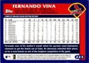 2003 Topps Fernando Vina