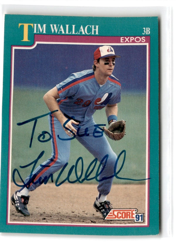1991 Score Tim Wallach #210
