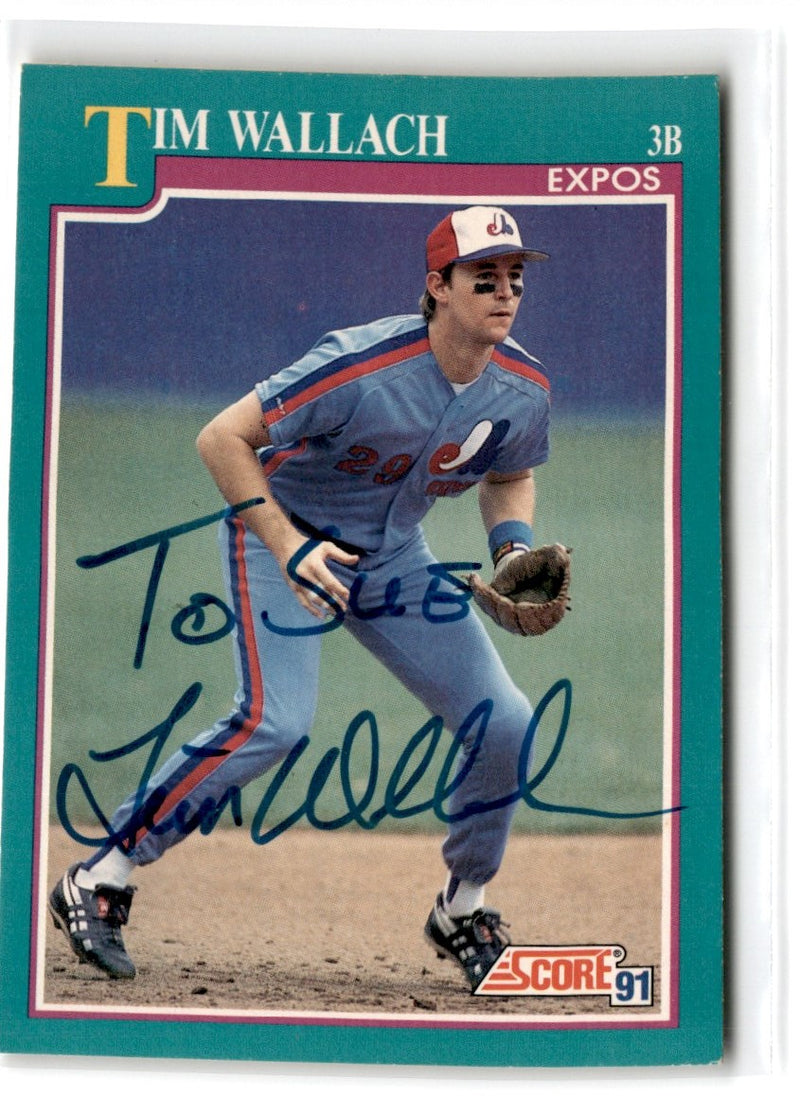 1991 Score Tim Wallach