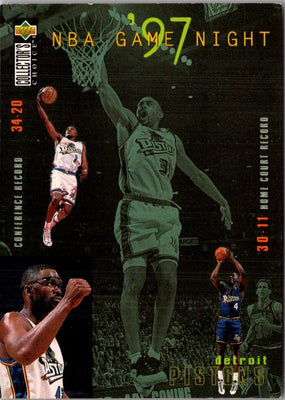 1997 Collector's Choice Detroit Pistons #163