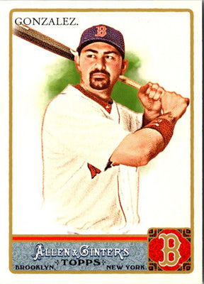 2011 Topps Allen & Ginter Adrian Gonzalez #120
