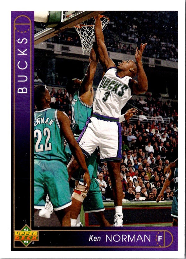1993 Upper Deck Ken Norman #367